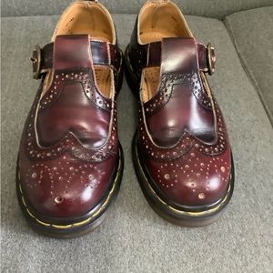 Vintage Dr. Martens Oxblood Mary Jane Shoes size 4 UK